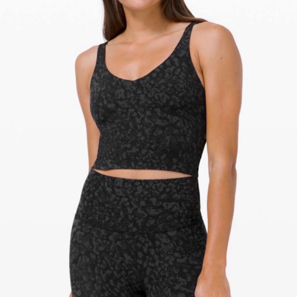 Lululemon Align Tank - Wild Thing Camo Deep Coal Multi